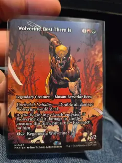 MTG Marvel Super Heroes Wolverine, Best There Is Borderless (Mythic) - Image 1