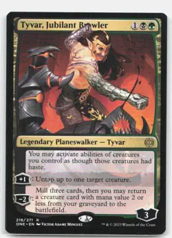 Tyvar, Jubilant Brawler *Regular* ONE 218 NM - Image 1