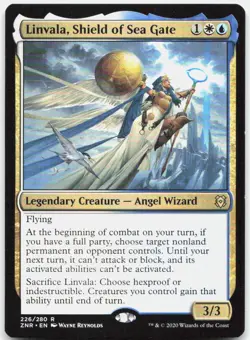 Linvala, Shield of Sea Gate *Regular* ZNR 226 NM - Image 1