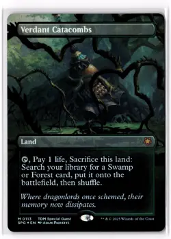 Verdant Catacombs (Borderless) 113 Special Guests Foil NM - Image 1