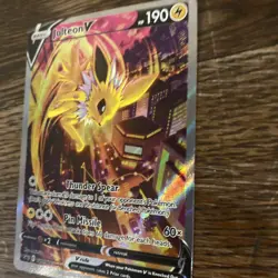 Jolteon v SWSH183 Pokemon TCG Sword & Shield Holo Black Star Promo Card - Image 4