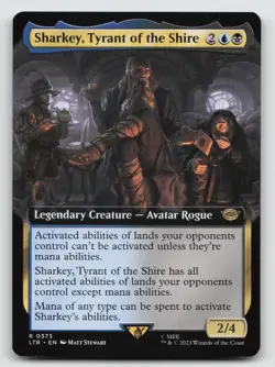 Sharkey, Tyrant of the Shire (Extended Art) *Non-Foil* LTR 373 NM - Image 1