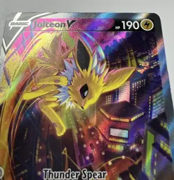 Pokemon Sword & Shield Promo Card - Jolteon V Holo SWSH183 Vmax Collection box - Image 3