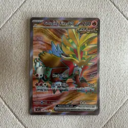 Pokemon TCG Gouging Fire ex 188/162 Sv05 Temporal Forces Full Art Holo - Image 1