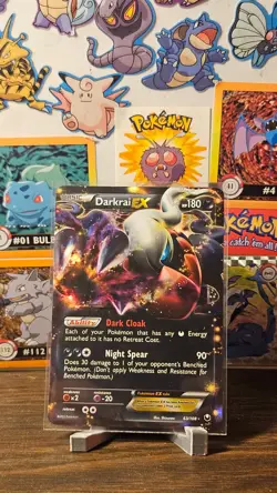 Darkrai EX Ultra Rare Dark Explorers 63/108 Lightly Played Pokemon TCG - Image 1