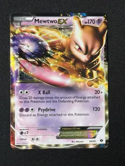 Pokemon Mewtwo EX 54/99 Black & White Next Destinies Ultra Rare - Image 1