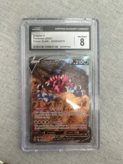 2023 Pokemon Crown Zenith Drapion V GG49/GG70 CGC 8 NM/Mint Galarian Gallery - Image 1