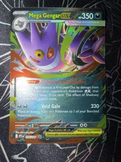 Pokemon - Mega Gengar EX 056/094 Phantasmal Flames Holo Rare NM - Image 1