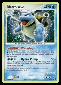 Blastoise 2/132 Holo Rare Secret Wonders Pokemon MP - Image 1