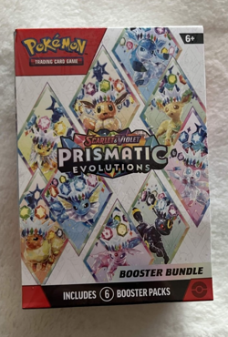 Pokemon TCG Prismatic Evolutions Booster Bundle Box (6 Packs) New - Image 1