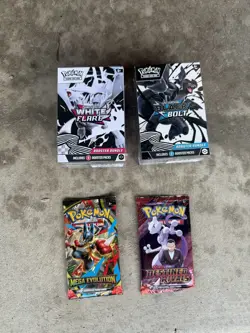 Pokemon TCG White Flare And Black Bolt Booster Bundle sealed + 2 bonus packs - Image 1
