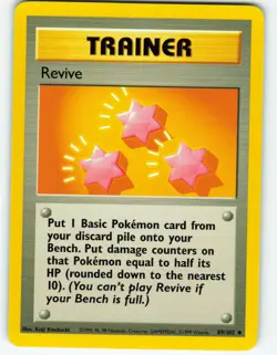 Revive - 89/102 Base Set - Pokemon TCG - 1999 - Image 1