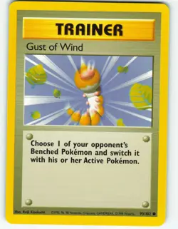 Gust of Wind - 93/102 Base Set - Pokemon TCG - 1999 - Image 1