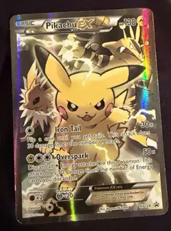 The Pokemon Company Pikachu EX XY124 XY Promo Holo English Basic HP 130 - Image 1