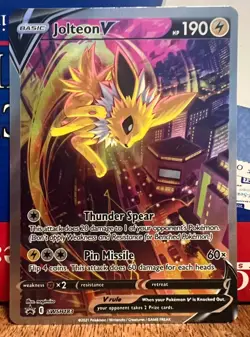 Jolteon V SWSH183 SWSH: Sword & Shield Promo Cards Holo NM/M - Image 1