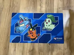 Pokemon Playmat Lot Of 4x Pikachu Charizard Marnie Morpecko ZA Starters - Image 2