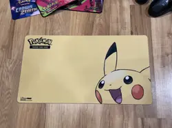 Pokemon Playmat Lot Of 4x Pikachu Charizard Marnie Morpecko ZA Starters - Image 3
