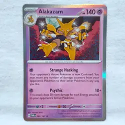 Alakazam 082/167 Sv06: Twilight Masquerade Rare Holo Pokemon TCG - Image 1