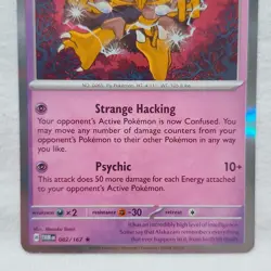 Alakazam 082/167 Sv06: Twilight Masquerade Rare Holo Pokemon TCG - Image 3