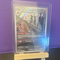 Team Rocket's Dugtrio Pokemon TCG Illustration Rare Holo 239/217 HP 100 ENG - Image 1