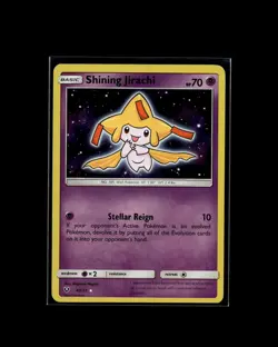 Shining Jirachi 42/73 Holo Shining Legends Pokemon 2017 EN LP - Image 1