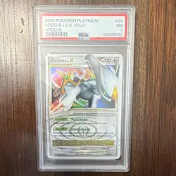 2009 Pokemon Platinum Arceus LV.X 94/99 Holo Rare LV.X English PSA 7 - Image 1