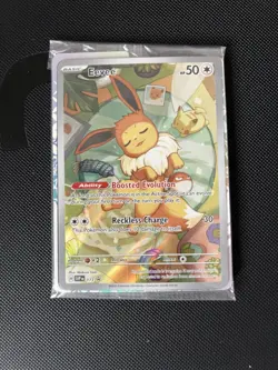 Pokemon Eevee Prismatic Evolutions Promo TCG SVP 173 Sealed - Image 1