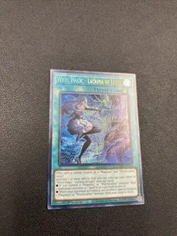 VERRE MAGIC - LACRIMA OF LIGHT 1ST EDITION SECRET RARE BLMM-EN046 YUGIOH! A6 - Image 2