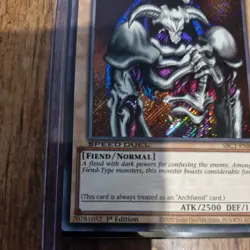 🔥YUGIOH • SUMMONED SKULL • SECRET RARE • SBC1-ENI01 • 1st EDITION • MINT/NM🔥 - Image 4