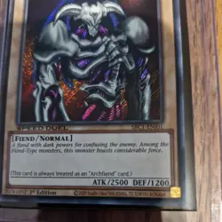 🔥YUGIOH • SUMMONED SKULL • SECRET RARE • SBC1-ENI01 • 1st EDITION • MINT/NM🔥 - Image 5