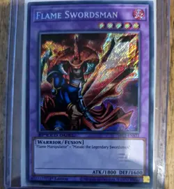 🔥YUGIOH • FLAME SWORDSMAN • SECRET RARE • SBC1-ENB22 • 1st EDITION • MINT/NM🔥 - Image 1