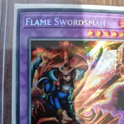 🔥YUGIOH • FLAME SWORDSMAN • SECRET RARE • SBC1-ENB22 • 1st EDITION • MINT/NM🔥 - Image 2