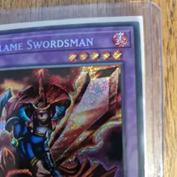 🔥YUGIOH • FLAME SWORDSMAN • SECRET RARE • SBC1-ENB22 • 1st EDITION • MINT/NM🔥 - Image 3