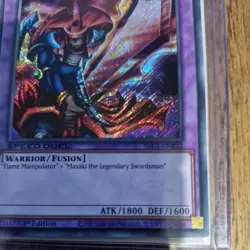 🔥YUGIOH • FLAME SWORDSMAN • SECRET RARE • SBC1-ENB22 • 1st EDITION • MINT/NM🔥 - Image 5