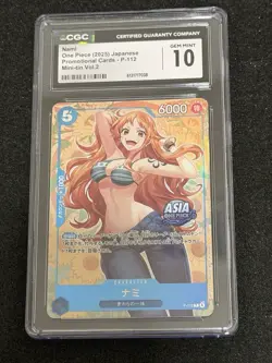 ONE PIECE JP NAMI PROMO MINI TIN P-112 CGC 10 2025 - Image 1