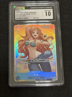 ONE PIECE JP NAMI PROMO MINI TIN P-112 CGC 10 2025 - Image 2