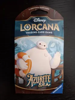 Disney Lorcana 3x Azurite Sea Booster Pack - Factory Sealed! Contains 36 Cards - Image 1