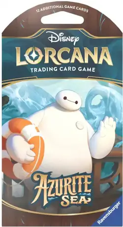 Disney Lorcana 3x Azurite Sea Booster Pack - Factory Sealed! Contains 36 Cards - Image 2