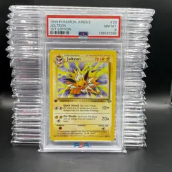 1999 Pokemon, Jolteon 20/64 Jungle Regular, Non Holo PSA 8 - Image 1