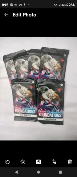 MTG Foundations Play Booster Packs - Set of (6 ) In Hand **Free Shipping!** - Image 1