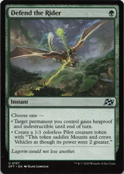 Defend the Rider U Aetherdrift 157 LP-NM - Image 1