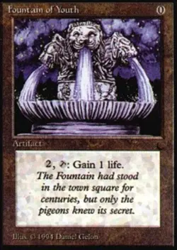[1x] Fountain of Youth Near Mint, English The Dark MTG Magic - Image 1
