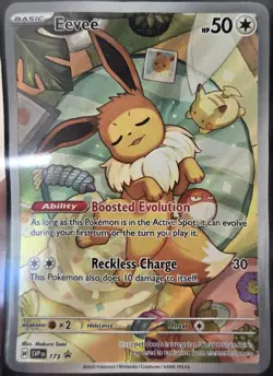 Eevee SVP-173 - Prismatic Evolutions Black Star Promo NM - Pokemon TCG - Image 1