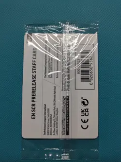 Pokemon Stellar Crown STAFF Prerelease Promo Sealed Set of 4 - Image 3