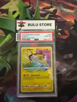 2020 Pokemon Vivid Voltage #50 Amazing Raikou Gem Mint PSA10 - Image 1