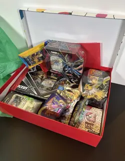 LARGE Pokemon Vintage/ Modern Mystery Box with Singles, Packs, Boxes and More!! - Image 2