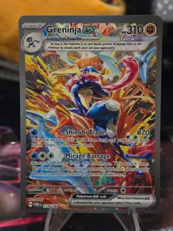 2024 POKEMON TWILIGHT MASQUERADE SPECIAL ILLUSTRATION RARE GRENINJA EX 214/167 - Image 1