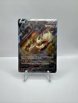 2021 Pokemon Flareon V Alt Art Sword & Shield SWSH179 Black Star Promo NM - Image 1