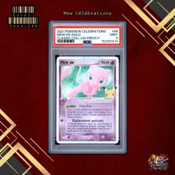 🇫🇷 MEW EX PSA 9 - CELEBRATIONS 25 ANS 88/92 FR Carte Pokemon 🇫🇷 - Image 1
