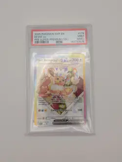 *MISCUT* 2025 POKEMON SVP EN-SV BLACK STAR PROMO #174 EEVEE EX PSA 9(MC) - Image 4